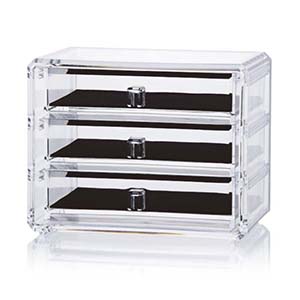 Deluxe 3-Drawer Jewelry Chest