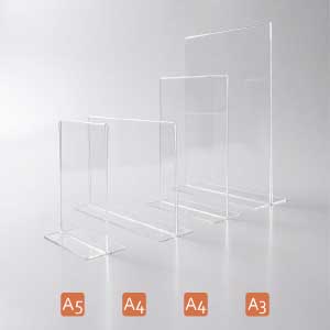 Acrylic Two Sided Sign Holder