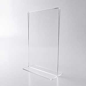 Acrylic Two Sided Sign Holder- B5 Vertical