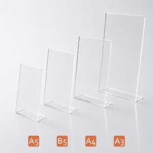 Acrylic One Sided Sign Holder