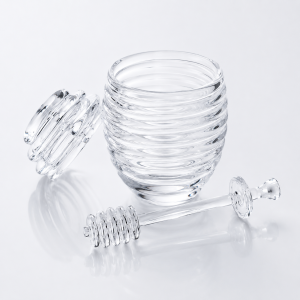 Beehive Honey Jar with Server