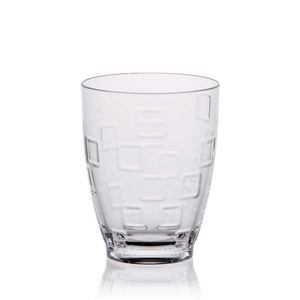 Square Pattern Rocks Glass