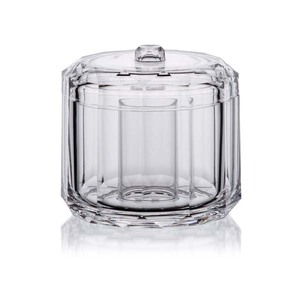 Faceted Cotton Ball & Swab Holder