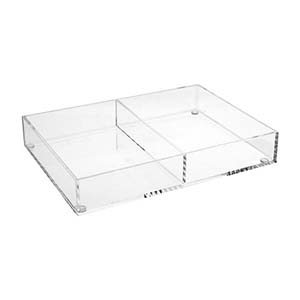 2-Section Horizontal Drawer Insert