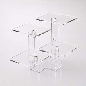 Acrylic 4-Tier Display Stand