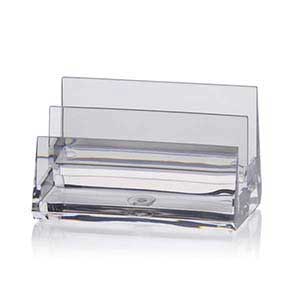 2-Tiered Business Card Holder