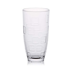 Square Pattern Water Glass