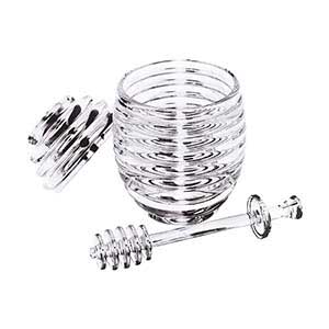 Beehive Honey Jar with Server